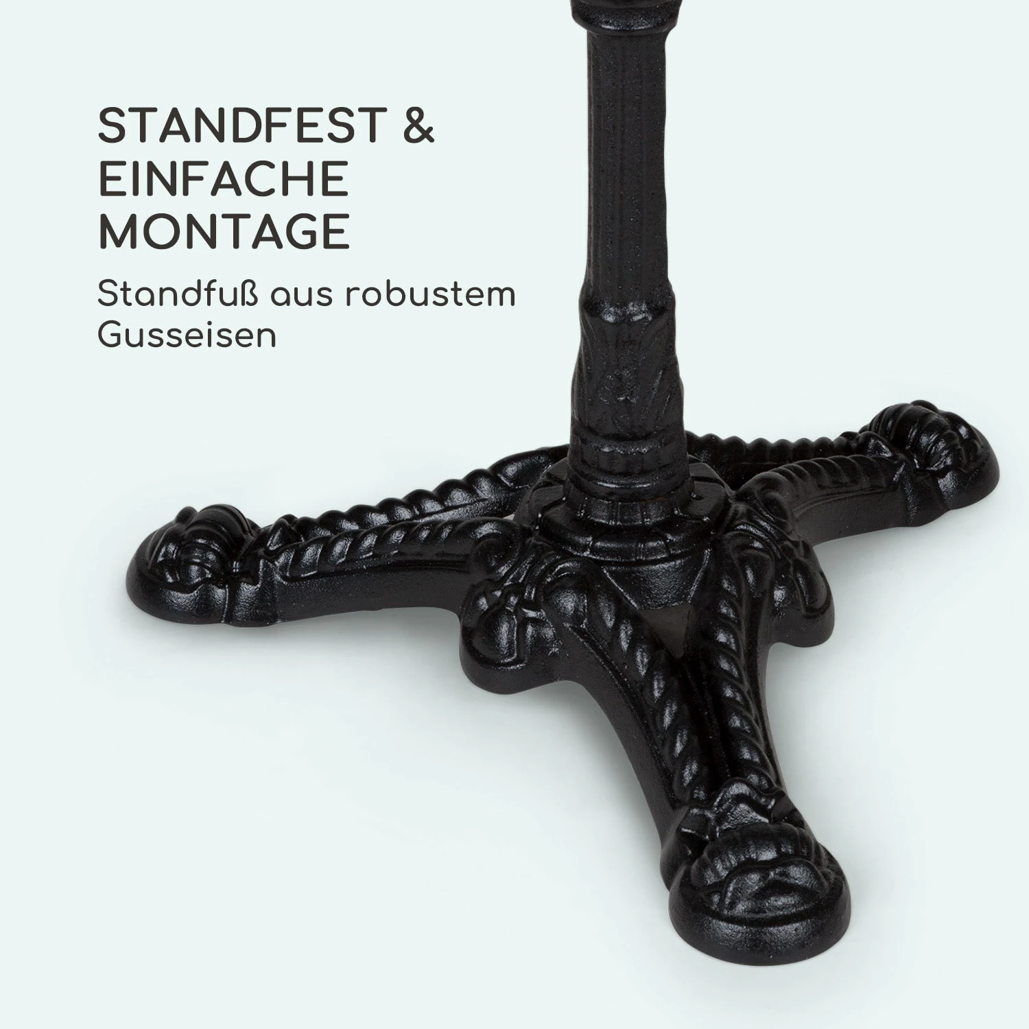 Patras Lux Bistro-Tisch Mit Dreifuß Marmortisch Ø: 57,5 Cm Höhe: 72 Cm 7 Patras Lux Bistro-Tisch Mit Dreifuß Marmortisch Ø: 57,5 Cm Höhe: 72 Cm – Bild 5