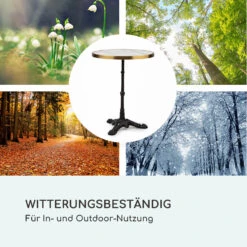 Patras Lux Bistro-Tisch Mit Dreifuß Marmortisch Ø: 57,5 Cm Höhe: 72 Cm 16 Patras Lux Bistro-Tisch Mit Dreifuß Marmortisch Ø: 57,5 Cm Höhe: 72 Cm -Online Gartenbedarf 10035981 de 0007 logo