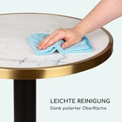 Patras Jewel Marmor-Tisch Jugendstil Ø: 57,5 Cm H: 75 Cm Gusseiserner Standfuß -Online Gartenbedarf 10035982 de 0004 logo