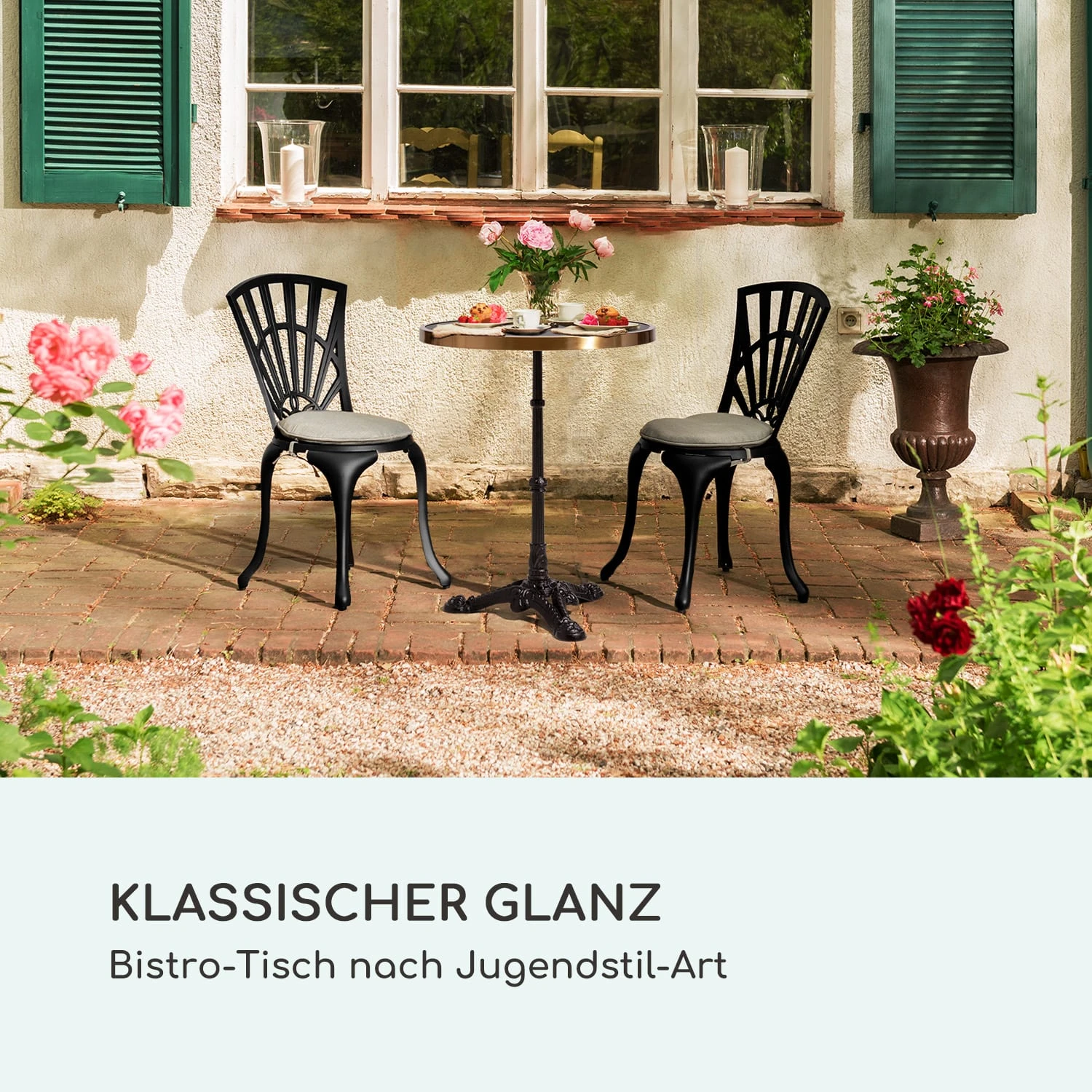 Patras Lux Bistro-Tisch Mit Dreifuß Marmortisch Ø: 57,5 Cm Höhe: 72 Cm 4 Patras Lux Bistro-Tisch Mit Dreifuß Marmortisch Ø: 57,5 Cm Höhe: 72 Cm – Bild 2