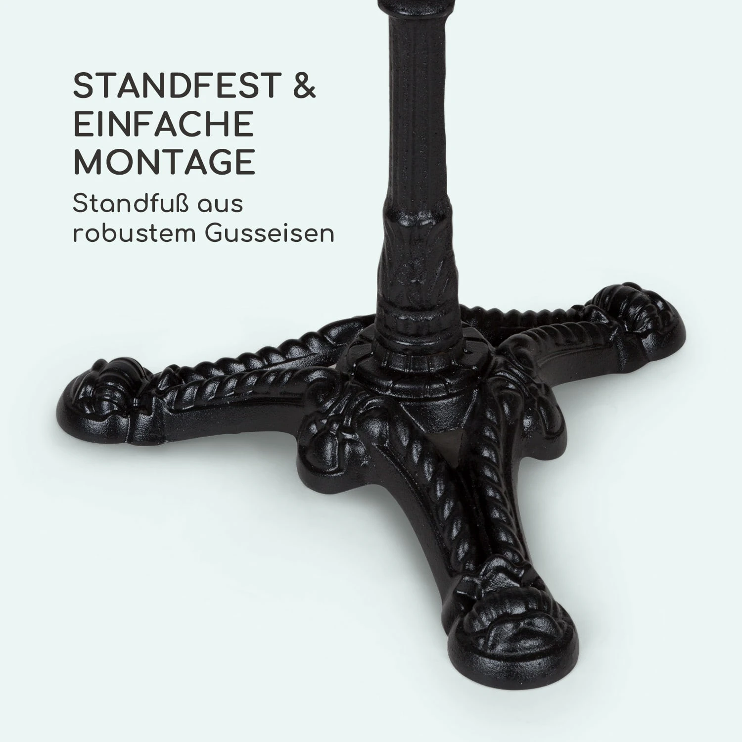 Patras Lux Bistro-Tisch Mit Dreifuß Marmortisch Ø: 57,5 Cm Höhe: 72 Cm 7 Patras Lux Bistro-Tisch Mit Dreifuß Marmortisch Ø: 57,5 Cm Höhe: 72 Cm – Bild 5