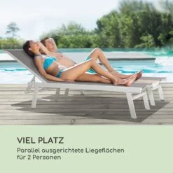 Pompei Sonnenliege Lounger 2 Pers. Aluminium Abstellfläche -Online Gartenbedarf 10035986 de 0004 logo