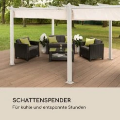 Pantheon Pergola Ersatzdach Dach Sonnendach Plane 3x6 M -Online Gartenbedarf 10036112 de 0002 logo