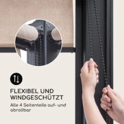 Pantheon Cortina Pergola Ersatzseitenwand Set: 4 Wände 200 G/m² Polyester-Tuch 3x3m 12 Pantheon Cortina Pergola Ersatzseitenwand Set: 4 Wände 200 G/m² Polyester-Tuch 3x3m -Online Gartenbedarf 10036116 de 0005 logo