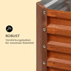 Rust Grow Hochbeet Gartenbeet Verzinktes Stahlblech Rost-Finish -Online Gartenbedarf 10036153 de 0005 logo