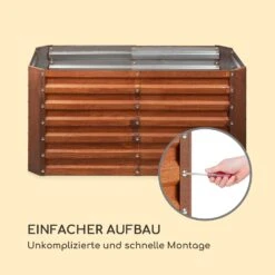 Rust Grow Hochbeet Gartenbeet Verzinktes Stahlblech Rost-Finish -Online Gartenbedarf 10036153 de 0007 logo