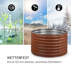 Rust Grow Hochbeet Gartenbeet Verzinktes Stahlblech Rost-Finish -Online Gartenbedarf 10036155 de 0006 logo
