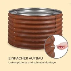 Rust Grow Hochbeet Gartenbeet Verzinktes Stahlblech Rost-Finish -Online Gartenbedarf 10036155 de 0007 logo