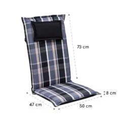 Elbe Polsterauflage Sesselauflage Hochlehner Gartenstuhl 50x120x8cm -Online Gartenbedarf 10036703 yy 0005 logo