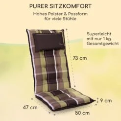 Sylt Polsterauflage Sesselauflage Kopfkissen Polyester 50x120x9cm -Online Gartenbedarf 10037347 de 0005 logo