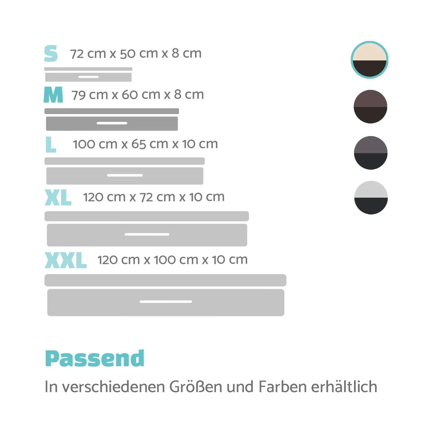 Balu Hundebett Hundekissen | Waschbar | Orthopädisch | Rutschfest | Atmungsaktiver Memory-Schaum | Größe M (79 X 8 X 60 Cm) 9 Balu Hundebett Hundekissen | Waschbar | Orthopädisch | Rutschfest | Atmungsaktiver Memory-Schaum | Größe M (79 X 8 X 60 Cm) – Bild 7