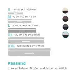 Balu Hundebett Hundekissen | Waschbar | Orthopädisch | Rutschfest | Atmungsaktiver Memory-Schaum | Größe L (100 X 10 X 65 Cm) 15 Balu Hundebett Hundekissen | Waschbar | Orthopädisch | Rutschfest | Atmungsaktiver Memory-Schaum | Größe L (100 X 10 X 65 Cm) -Online Gartenbedarf 10037566 de 0007 logo