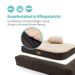 Odin Hundesofa Hundematte | Waschbar | Orthopädisch | Rutschfest | Atmungsaktiv | Memory-Schaum | Größe S (80 X 10 X 60 Cm) -Online Gartenbedarf 10037598 de 0005 logo