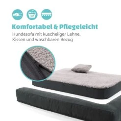 Odin Hundesofa Hundematte | Waschbar | Orthopädisch | Rutschfest | Atmungsaktiv | Memory-Schaum | Größe L (120 × 12 × 80 Cm) -Online Gartenbedarf 10037603 de 0005 logo