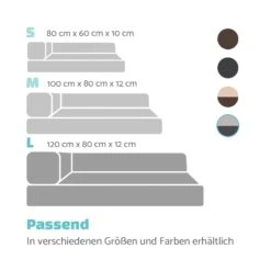 Odin Hundesofa Hundematte | Waschbar | Orthopädisch | Rutschfest | Atmungsaktiv | Memory-Schaum | Größe L (120 × 12 × 80 Cm) -Online Gartenbedarf 10037603 de 0007 logo