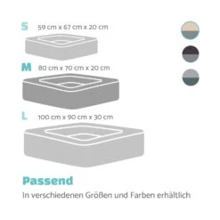 Emma Hundebett Waschbar Rutschfest Atmungsaktiv Wendematratze -Online Gartenbedarf 10037605 de 0007 logo