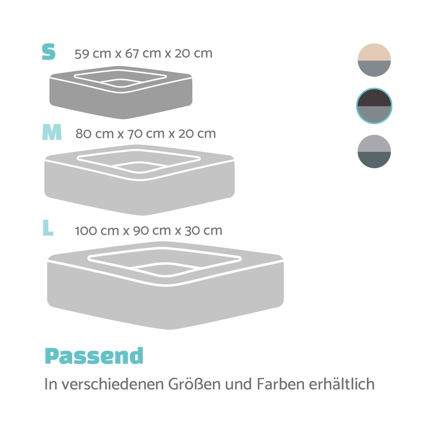 Emma Hundebett Hundekorb | Waschbar | Rutschfest | Atmungsaktiv | Wendematratze | Kissen | Größe S (67 X 20 X 59 Cm) 9 Emma Hundebett Hundekorb | Waschbar | Rutschfest | Atmungsaktiv | Wendematratze | Kissen | Größe S (67 X 20 X 59 Cm) – Bild 7