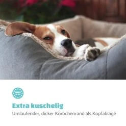 Emma Hundebett Hundekorb | Waschbar | Rutschfest | Atmungsaktiv | Wendematratze | Kissen | Größe M (80 X 20 X 70 Cm) 12 Emma Hundebett Hundekorb | Waschbar | Rutschfest | Atmungsaktiv | Wendematratze | Kissen | Größe M (80 X 20 X 70 Cm) -Online Gartenbedarf 10037608 de 0004 logo