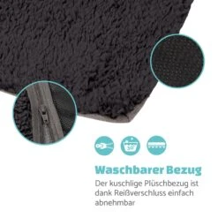 Emma Hundebett Hundekorb | Waschbar | Rutschfest | Atmungsaktiv | Wendematratze | Kissen | Größe M (80 X 20 X 70 Cm) 13 Emma Hundebett Hundekorb | Waschbar | Rutschfest | Atmungsaktiv | Wendematratze | Kissen | Größe M (80 X 20 X 70 Cm) -Online Gartenbedarf 10037608 de 0005 logo