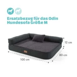 Odin Hundesofa Ersatzbezug | Waschbar | Rutschfest | Atmungsaktiv | Größe M (100 X 12 X 80 Cm) -Online Gartenbedarf 10037615 de 0004 logo