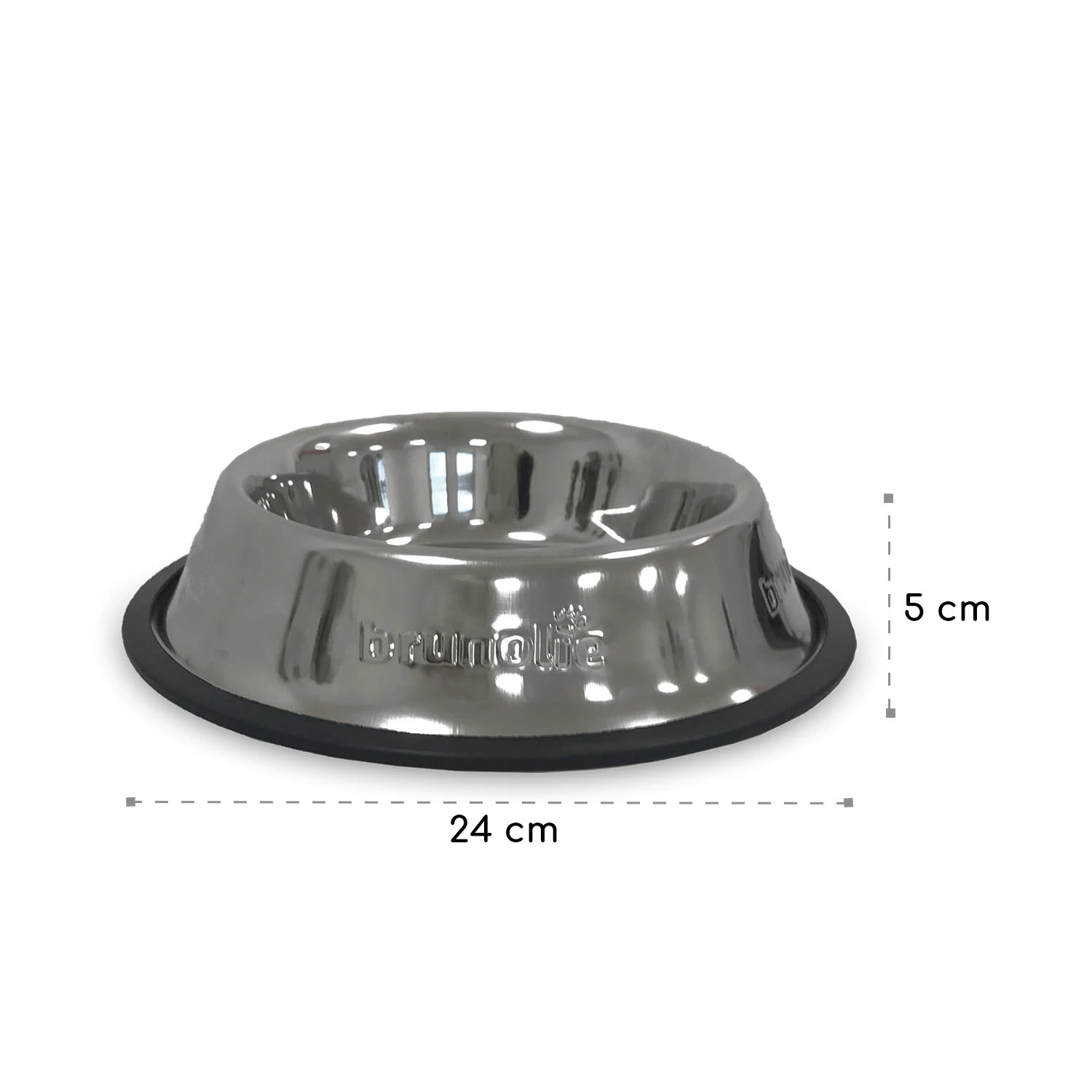 Hundenapf Trinkschale Napf 250 Ml Edelstahl Gummierung Rutschfest 6 Hundenapf Trinkschale Napf 250 Ml Edelstahl Gummierung Rutschfest – Bild 4