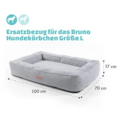 Balu Hundebett Ersatzbezug Waschbar Rutschfest Atmungsaktiv Größe L -Online Gartenbedarf 10037654 de 0004 logo