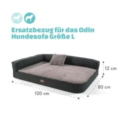 Odin Hundesofa Ersatzbezug | Waschbar | Rutschfest | Atmungsaktiv | Größe L (120 X 12 X 80 Cm) -Online Gartenbedarf 10037661 de 0004 logo