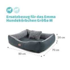 Emma Hundebett Ersatzbezug Waschbar Rutschfest Atmungsaktiv Größe M -Online Gartenbedarf 10037664 de 0004 logo