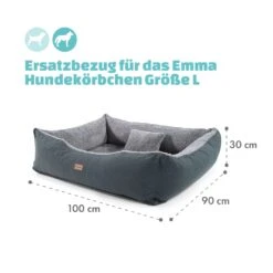 Emma Hundebett Ersatzbezug Waschbar Rutschfest Atmungsaktiv Größe L -Online Gartenbedarf 10037665 de 0004 logo