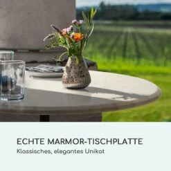 Patras Bistro-Tisch Marmortischplatte Ø60cm Gusseiserner Standfuß 12 Patras Bistro-Tisch Marmortischplatte Ø60cm Gusseiserner Standfuß -Online Gartenbedarf 10037740 de 0003 logo