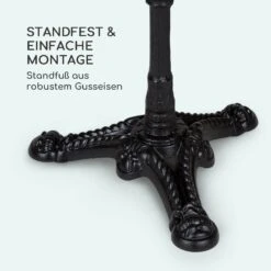 Patras Bistro-Tisch Marmortischplatte Ø60cm Gusseiserner Standfuß 14 Patras Bistro-Tisch Marmortischplatte Ø60cm Gusseiserner Standfuß -Online Gartenbedarf 10037740 de 0005 logo