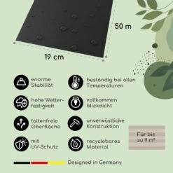 Sichtschutzstreifen Gartenzaun PVC 450 G/m² 50x19cm Clips -Online Gartenbedarf 10037983 de 0003 usp