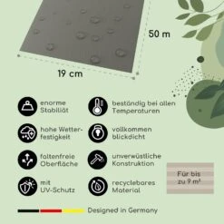 Sichtschutzstreifen Gartenzaun PVC 450 G/m² 50x19cm Clips -Online Gartenbedarf 10037986 de 0003 usp