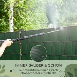 Sichtschutzstreifen Zaunblenden PVC-Hartplastik 2,53 X 0,19 M -Online Gartenbedarf 10037994 de 0005 usp