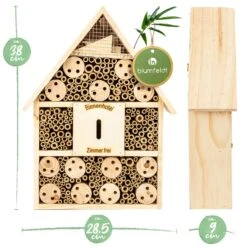 Insektenhotel Mit Spitzdach Aufhängung Ganzjährig Bewohnbar Holz -Online Gartenbedarf 10038022 yy 0007 logo