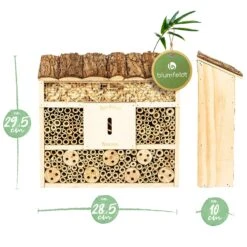 Insektenhotel Mit Flachdach Aufhängung Ganzjährig Bewohnbar Holz -Online Gartenbedarf 10038031 yy 0007 logo