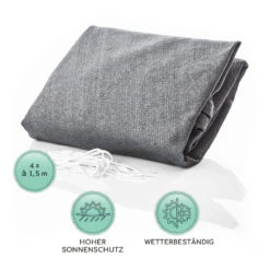 Rechteckiges Sonnensegel 2x4 M Mit Befestigungsringen Polyester Luftdurchlässig -Online Gartenbedarf 10038137 de 0005 logo
