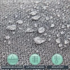 Dreieckiges Sonnensegel 3x3x3 M Befestigungsringe PE Luftdurchlässig -Online Gartenbedarf 10038147 de 0003 logo