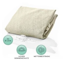 Rechteckiges Sonnensegel 4x4 M Polyester Luftdurchlässig -Online Gartenbedarf 10038152 de 0005 logo
