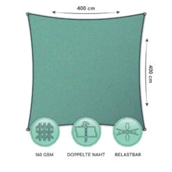 Rechteckiges Sonnensegel 4x4 M Polyester Luftdurchlässig -Online Gartenbedarf 10038152 de 0006 logo