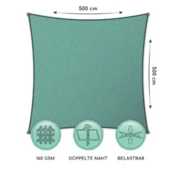 Quadratisches Sonnensegel 5x5 M Polyester Luftdurchlässig -Online Gartenbedarf 10038185 de 0006 logo