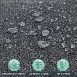 Rechteckiges Sonnensegel 2 X 3 M Polyester Luftdurchlässig -Online Gartenbedarf 10038192 de 0003 logo