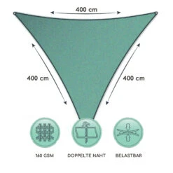 Dreieckiges Sonnensegel 4x4x4 M Polyester Luftdurchlässig 13 Dreieckiges Sonnensegel 4x4x4 M Polyester Luftdurchlässig -Online Gartenbedarf 10038196 de 0006 logo