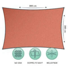 Quadratisches Sonnensegel 2 X 3 M Polyester Luftdurchlässig 13 Quadratisches Sonnensegel 2 X 3 M Polyester Luftdurchlässig -Online Gartenbedarf 10038213 de 0006 logo
