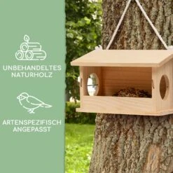 Vogelfutterstation Unbehandeltes Naturholz Aufhängkordel Fertig Montiert -Online Gartenbedarf 10038221 de 0002 logo