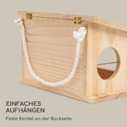 Vogelfutterstation Unbehandeltes Naturholz Aufhängkordel Fertig Montiert -Online Gartenbedarf 10038221 de 0004 logo