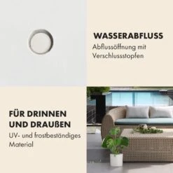 Gendt Pflanztopf Übertopf Faserstein In/Outdoor -Online Gartenbedarf 10038468 de 0004 usp