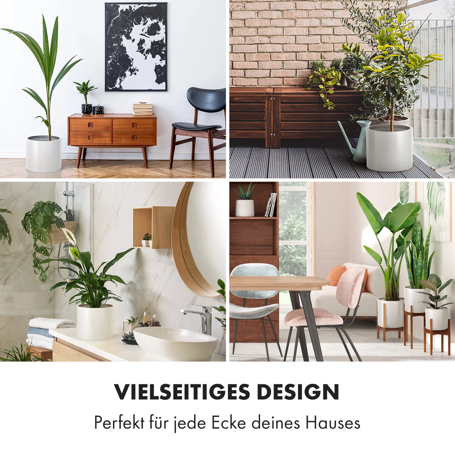 Gendt Pflanztopf Übertopf Faserstein In/Outdoor 4 Gendt Pflanztopf Übertopf Faserstein In/Outdoor – Bild 2