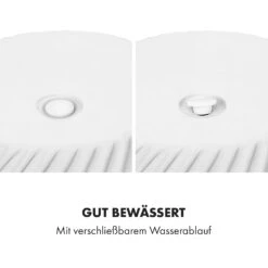 Heusden Blumentopf 2er-Set Polystone Pflanzenfreundlich Handgemacht 3D-Optik -Online Gartenbedarf 10038484 de 0003 logo