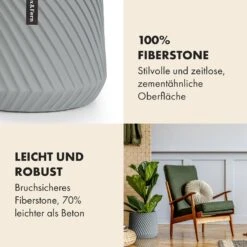 Heusden Blumentopf Polystone Pflanzenfreundlich Handgemacht -Online Gartenbedarf 10038486 de 0003 usp